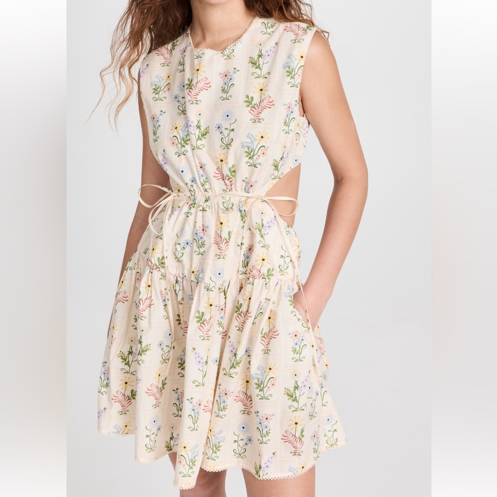 AGUA BY AGUA BENDITA
Sucré Pradera cotton poplin minidress